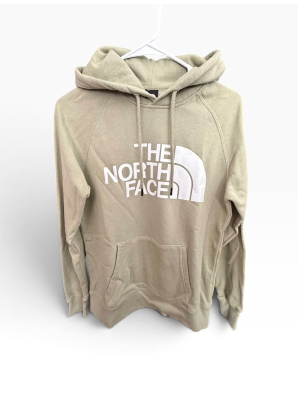 Women's The North Face Hoodie Sweatshirt Size XS Sage White Logo